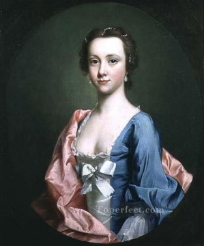  dama - retrato de una dama Allan Ramsay Retrato Clasicismo
